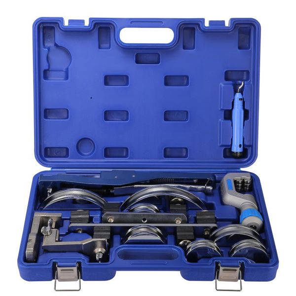 

professional hand tool sets copper aluminum tubing bender kit 1/4 to 7/8 inch with tube cutter for hvac refrigeration system maintenance
