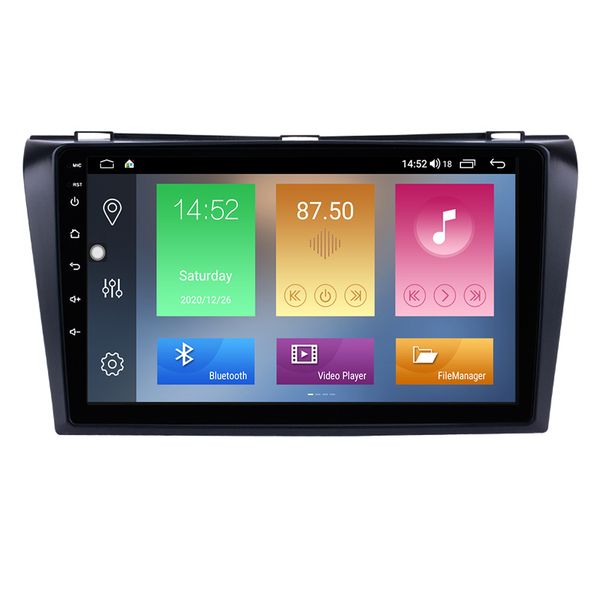 Car DVD GPS Радиоплеер для Mazda 3 2004-2009 с USB Wi-Fi Mirror Link Aux Support DVR OBD II 9-дюймовый Android 10 10