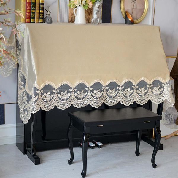 

other household sundries 1pc 150x220cm big size laced piano cover velvet cloth dust proof table family friend wedding gift