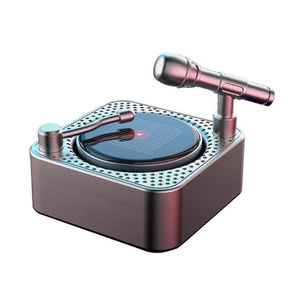 

car air freshener rotatable solar phonograph perfume clip fresh fragran u2ja