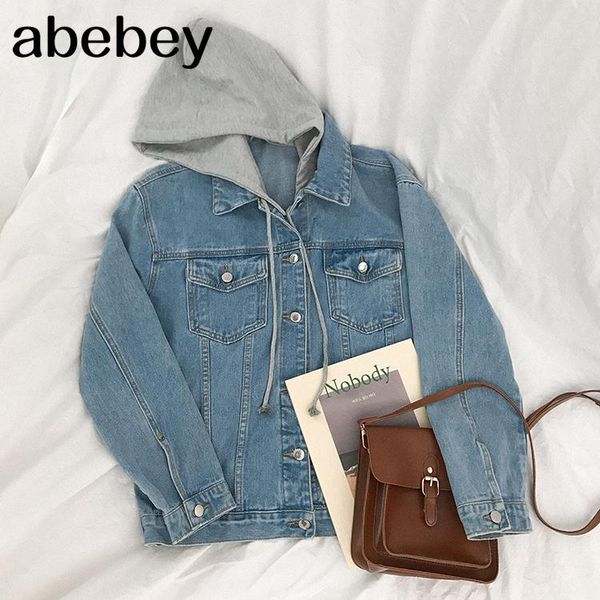 

autumn winter women denim jacket outerwear hooded high street fashionable korean style jeans jk8303 women's jackets, Black;brown