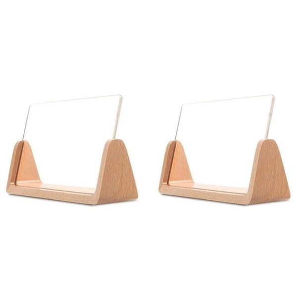 

frames 2set u-shaped acrylic po frame creative solid wood home desk decoration for office/bedroom 5 inch & 7