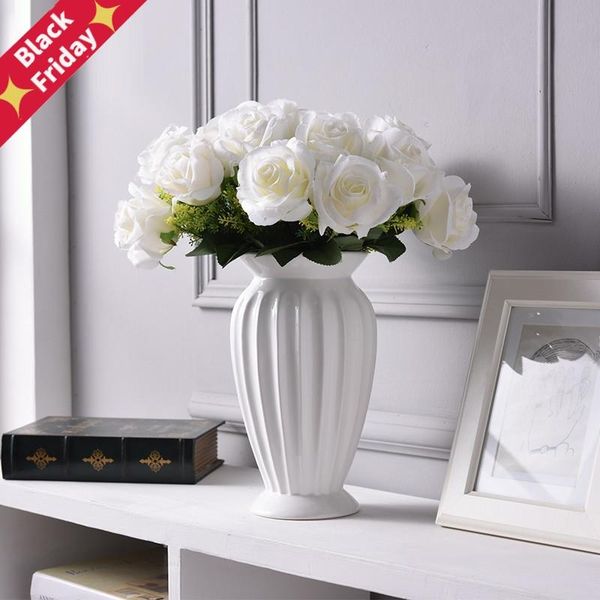 

vases modern minimalist europe style ceramic flower vase ornaments creative tablewhite home christmas decoration r706