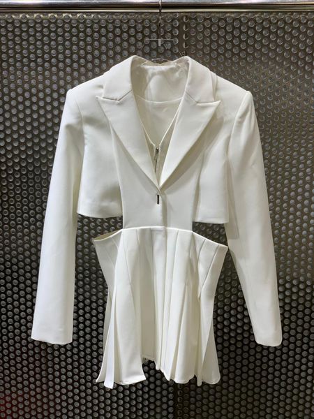 

ladies fashion long sleeve lapel two piece dress 0119 casual dresses, Black;gray