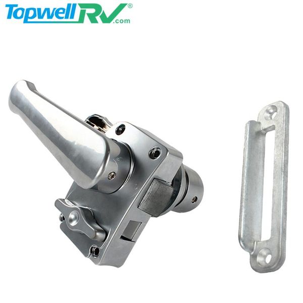 

ellrv zinc alloy rv accessoried kitchen bathroom door lock with catch atv parts