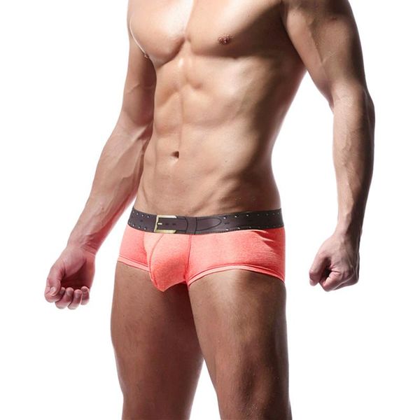 

underpants mens cotton comfortable belt pattern waistband boxer shorts men panties homme underwear ens cueca pouch sexy, Black;white