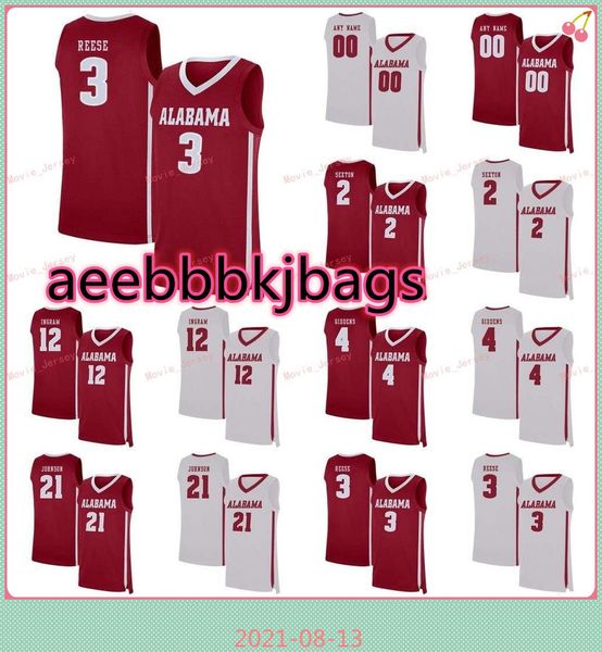 

stitched custom jersey javian davis 1 herbert jones 11 james bolden 12 jaylen forbes alabama crimson tide college men women youth, Black