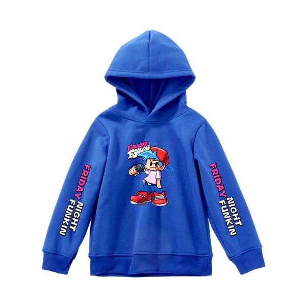 

men's hoodies & sweatshirts 2t-16t friday night funkin boys girls hoodie sweatshirt children pullover streetwear cotton fleece cosplay, Black