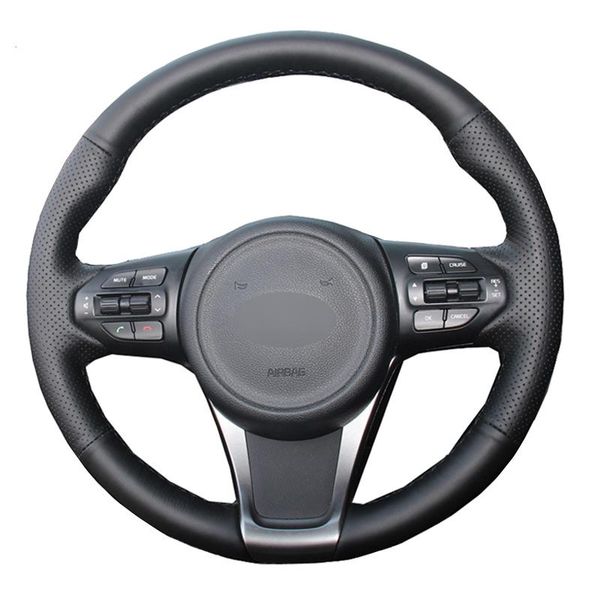 

steering wheel covers hand sewing car cover wrap leather suede for kia sorento 2021 sedona