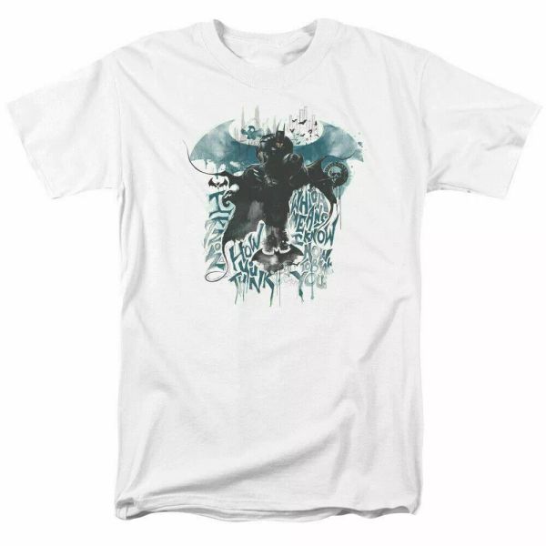 

batman i know t shirt licensed comic book tee white, White;black