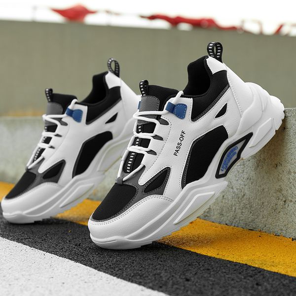 

2021 women men running shoes student outdoor sports sneakers black white khaki size 39-44 code 60-728