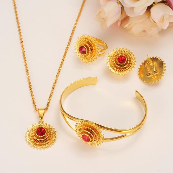

earrings & necklace lingxiu mustafa kemal ataturk coin set jewelry necklace/earrings/ring gold color ethiopia bridal wedding eritrea, Silver
