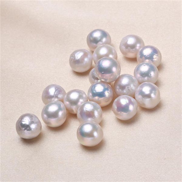 

other wholesale matching baroque round pearl 3a freshwater beads 10-12mm loose pearls