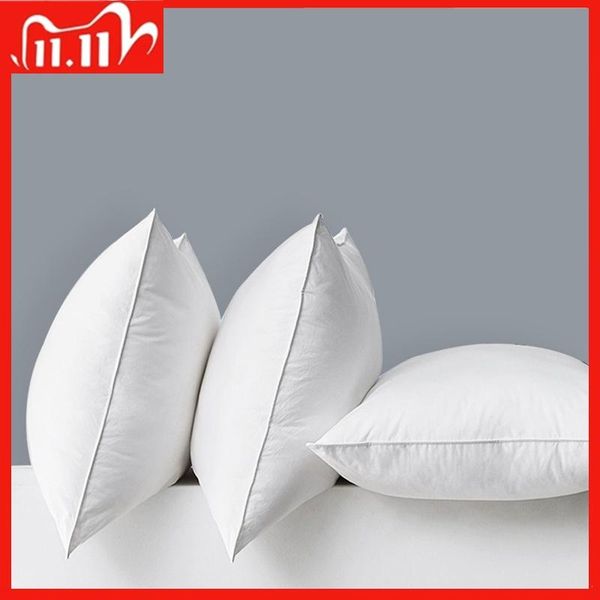 

white soft pillow down alternative insert with cotton cover el standard and home supplies bed pillows