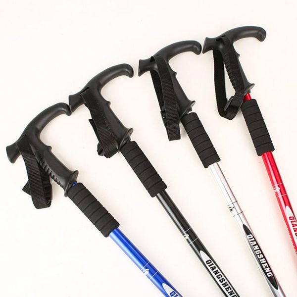 

trekking poles adjustable hiking ultralight wild survival supplies pole non-slip stick walking sticks