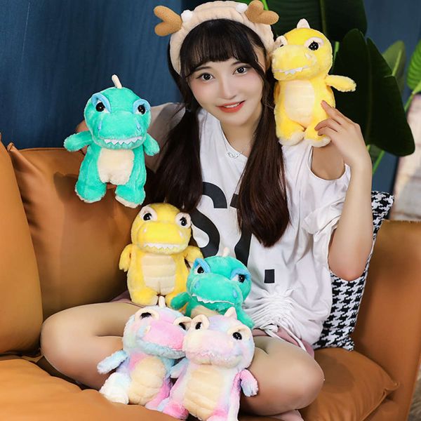

cute little dinosaur plush toys super soft cute doll men and women bed pillow gift children, Blue