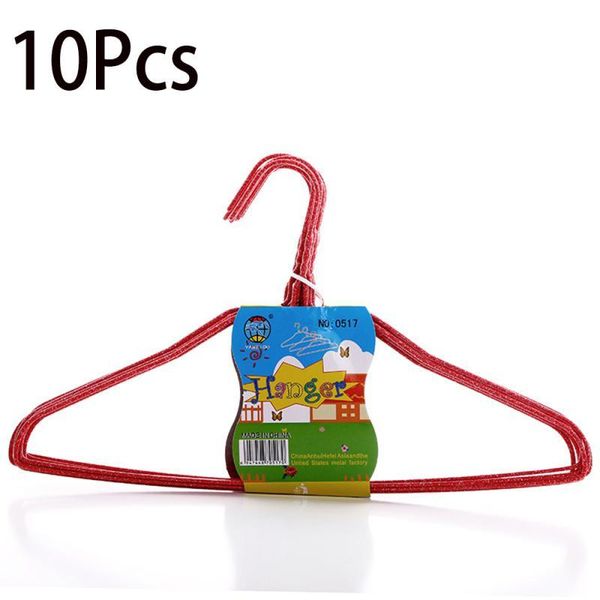 

hangers & racks 10pcs/lot portable clothes hanger kids children toddler baby coat plastic closet home organizer drying rack