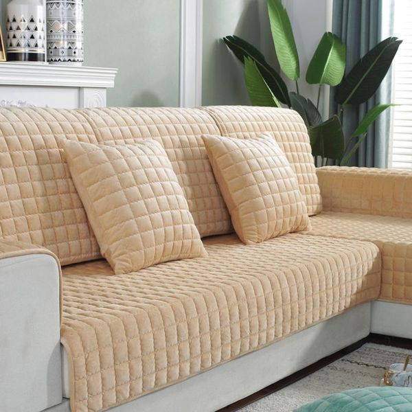 

chair covers plush fabric couch sofa bed cover non-slip resistant slipcover cotton quilted seat towel for living room