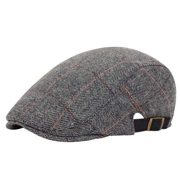 Cappello berretto da uomo in stile britannico regolabile Berretto piatto Cappelli berretto Moda Cappello da strillone Gatsby Peaky Blinder Sport Cappelli da golf gorras