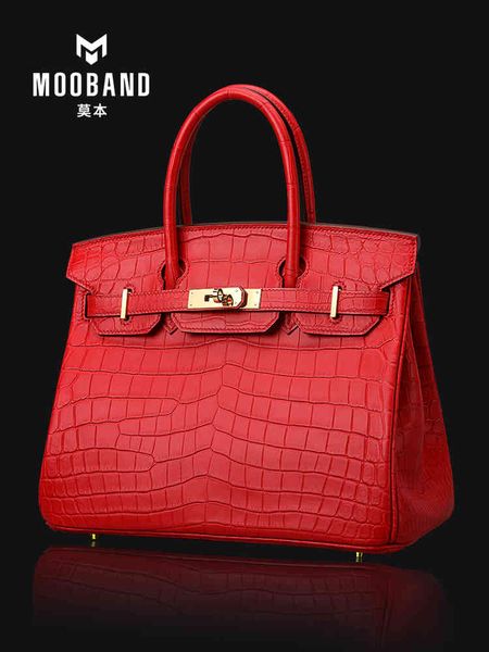 

nile crocodile skin women's matte luxury 2021 new fashion real leather bag women