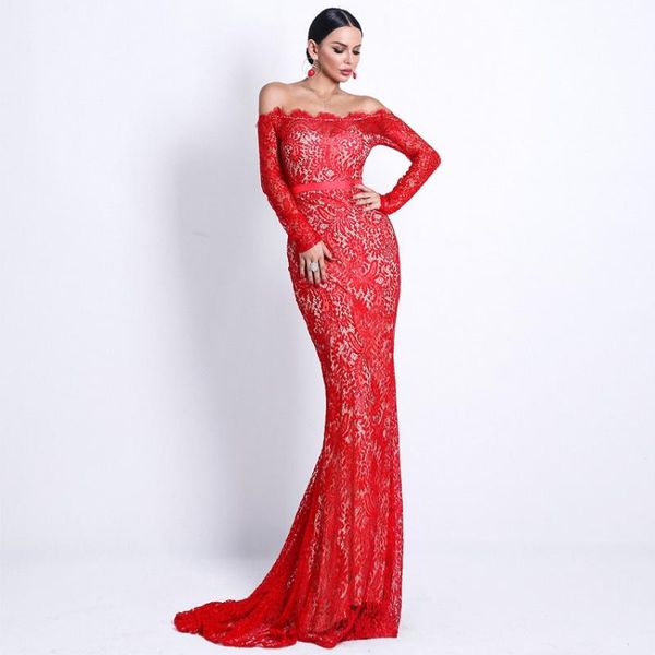 

casual dresses 3 colors celebrity elegant dress fashion night club wedding party women bodycon lace long, Black;gray