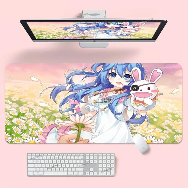 

mouse pads & wrist rests gamer girl accessories pad xl kawaii pink cute pc slipmat computer desklarge deskmat anime carpet cat gaming ru