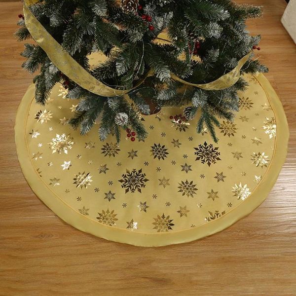 

christmas decorations 121cm tree skirt large xmas skirts mat stocking with snowy pattern for year party home decora g3j6