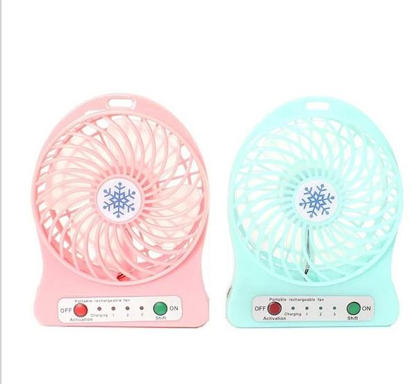 2021 Mini ventilatore USB portatile estivo piccola scrivania tascabile portatile ricaricabile ad aria 18650 batteria di raffreddamento per Home Office giocattoli per bambini