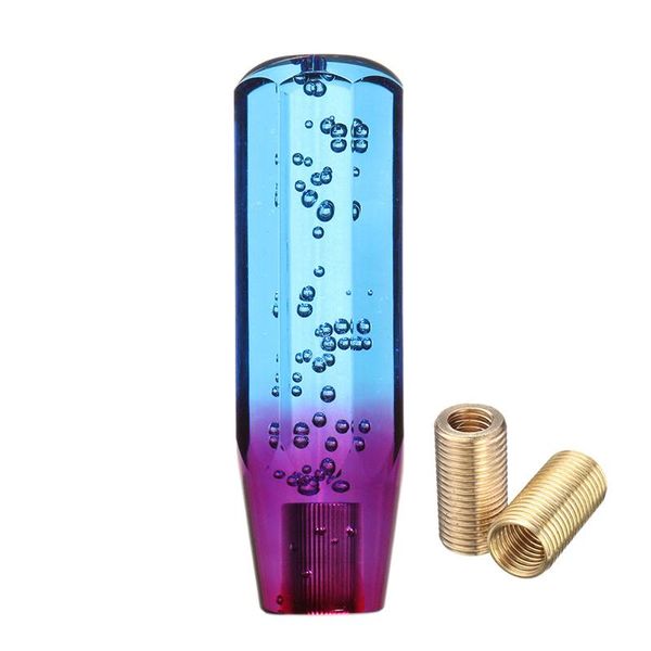 

shift knob 15 cm octagonal flat head crystal with bubble gear