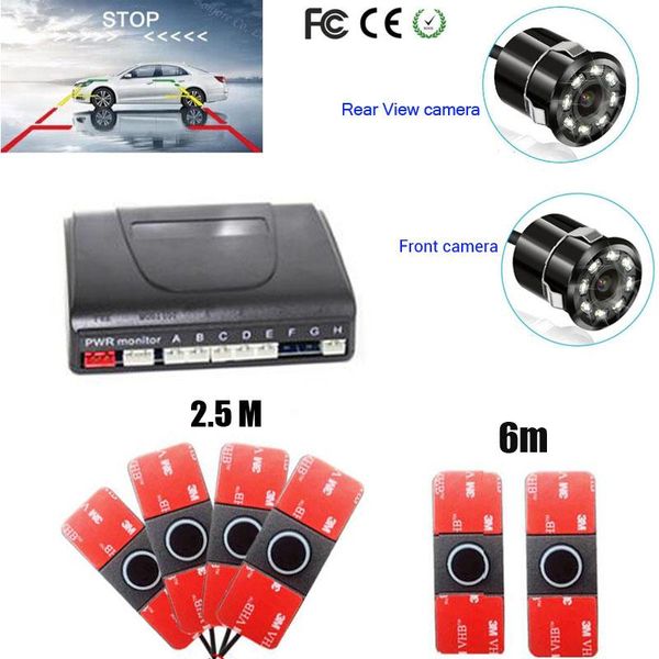 

car rear view cameras& parking sensors sensor 6 distance show on monitor parktronic camera system reverse radar video backup front
