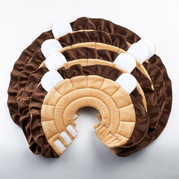 

dog collars & leashes lion shape pet cat recovery collar anti biting cone soft elizabethan wound heal neck