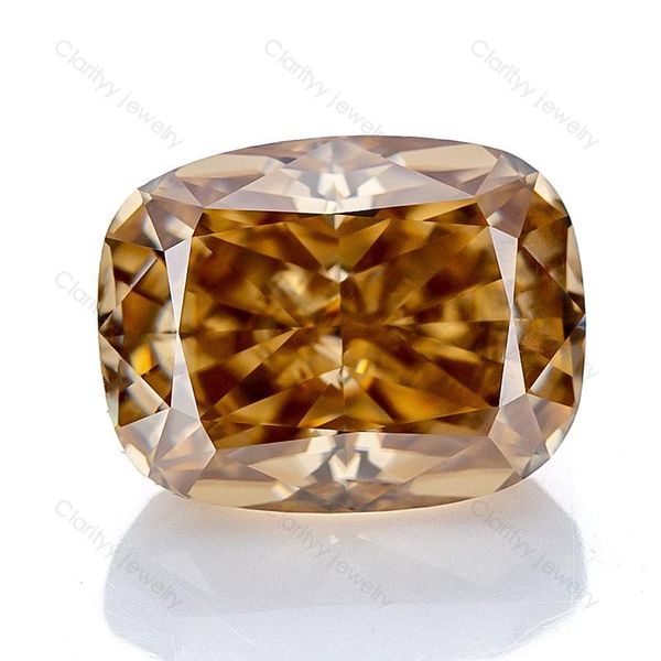 

other champagne crushed enlonged cushion loose gemstone moissanite jewelry making ear stud