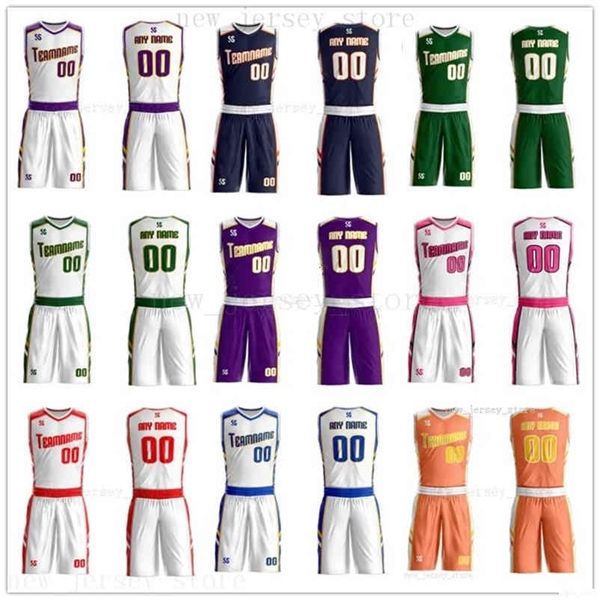 

customize any name any number man women lady youth kids boys basketball jerseys sport shirts as the pictures you offer zz0238, Black;red