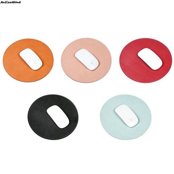 

mouse pads & wrist rests 1pc double-sided anti-slip mat pad for lappc lederen gaming muizen creative round game mini desk