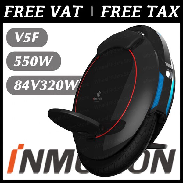 

vat exemption inmotion v5f electric unicycle 550w 84v 320wh monowheel smart wheel