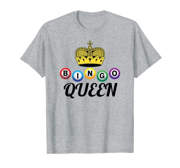 

bingo queen funny bingo tee bingo player gift t-shirt, White;black