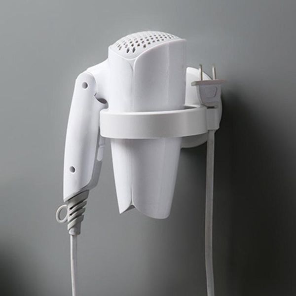 

bathroom storage & organization abs shelf wall mount hair dryer holder organizer rack