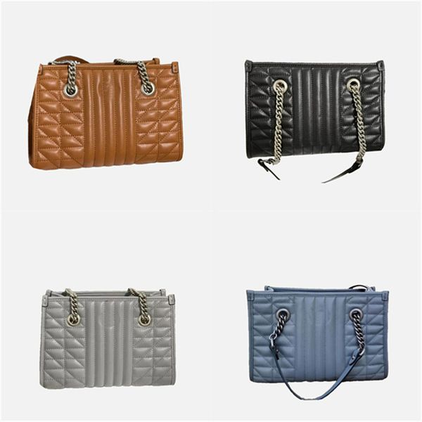 Moda Oxford Bezi Messenger Çanta Lüks Kadın Tasarımcı Zincir Tote Çanta Beyaz Crossbody Çanta Bayan Küçük Kapitone Omuz Çapraz Vücut