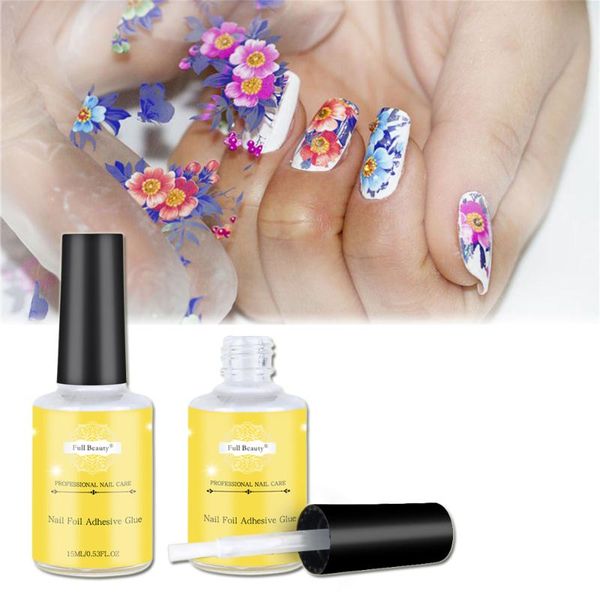 

nail gel 1pcs foil glue strong adhesive transfer sticky lacquer polish wraps design decorations manicure accessories fb1008, Red;pink