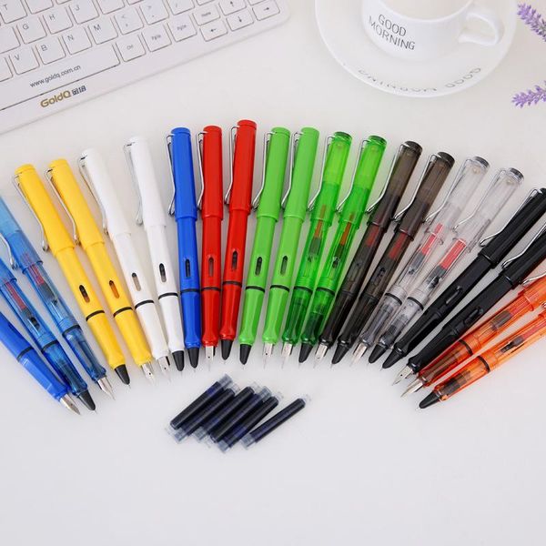 

fountain pens 1pcs pen small fresh positive ink student extra fine gold 359 supermarket