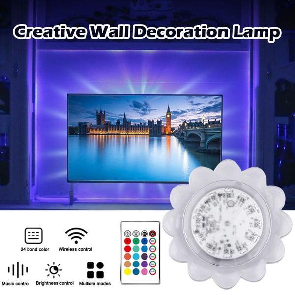 

light tv backlight self adhesive wall with remote 5v usb powered for bedroom home decor lamp