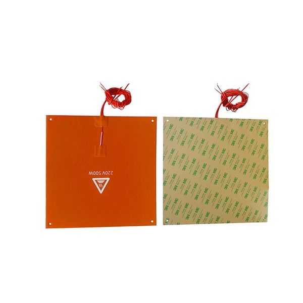 

carpets silicone heating pad heater 250mmx250mm for 3d printer heat bed hole 6mm