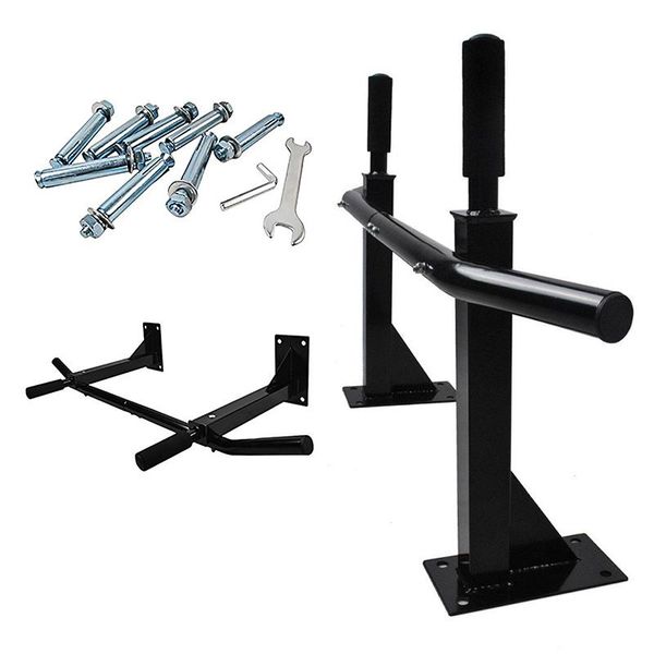 

horizontal bars black carbon steel wall bar strengthen shoulders back arms abs for home gym fitness exercise