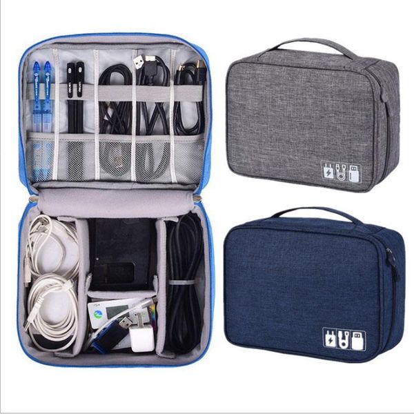

storage bags travel accessories cable bag portable digital usb finishing gadget organizer charger wires mskeup pouch kit zipper case