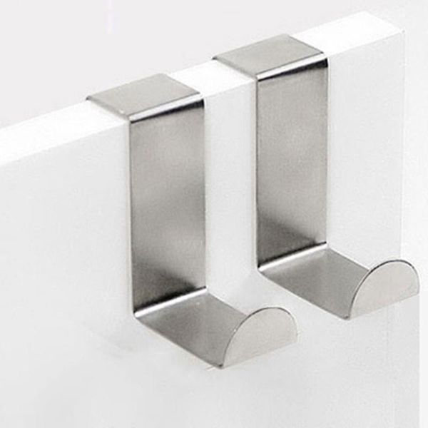 

door hooks hanging towel rack stainless steel multiple use z shaped cabinet over the storage organizer in stock & rails