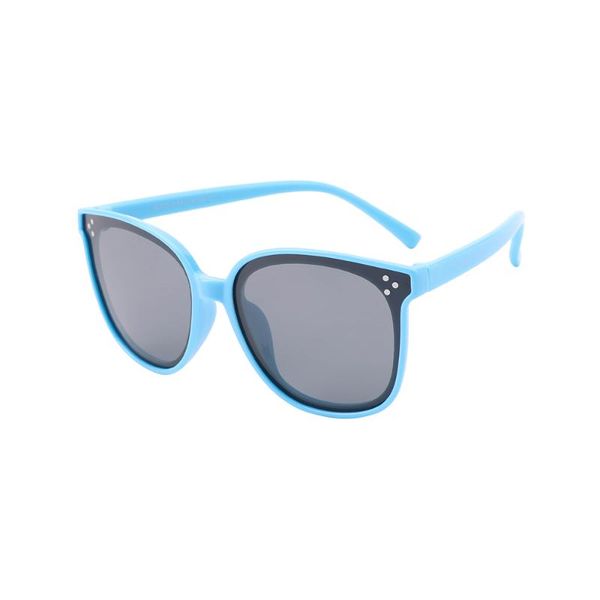 

sunglasses kids polarized fashion for boys and girls flexible rubber frame uv400 protection, Blue