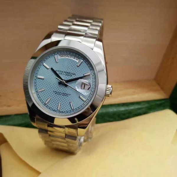 

men's watch 40mm green dial stainless steel 228206 228238 eta2813 movement automatic classic series wristwatches mens, Slivery;brown