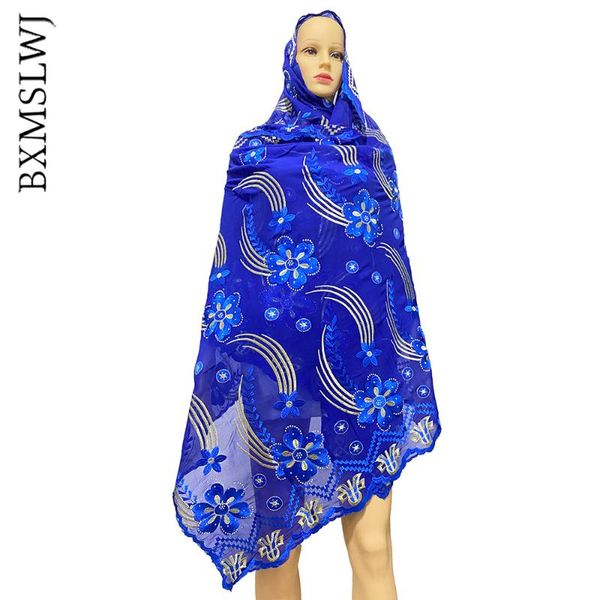 

scarves hijab headscarf islamic scarf for pray saudi embroidery 2021 arrival sarfs big size weedding 211, Blue;gray