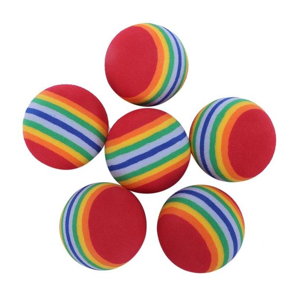 

cat toys 6pcs play balls for cats rattle ball toy