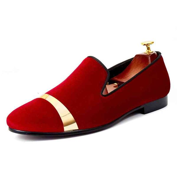 

men dress harpelunde shoes with gold plate black velvet loafers handmade flats drop size 7-14